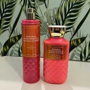 Bath and Body Works Bahamas Passionfruit & Banana Flower 2p Set
